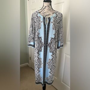 Studio One - light blue embellished dress, size 1X